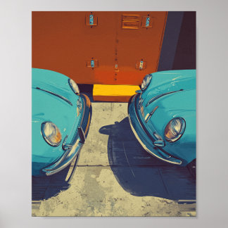 Porsche 356 poster