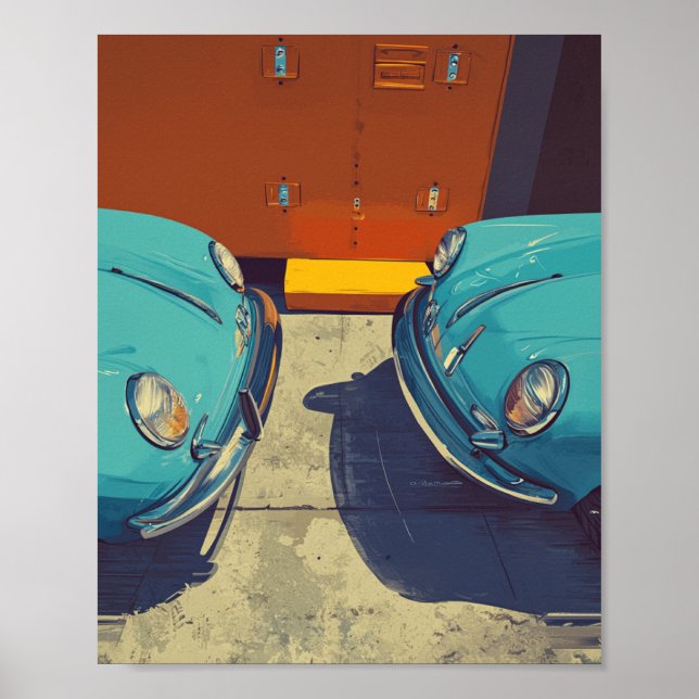 Porsche 356 poster (Framsidan)
