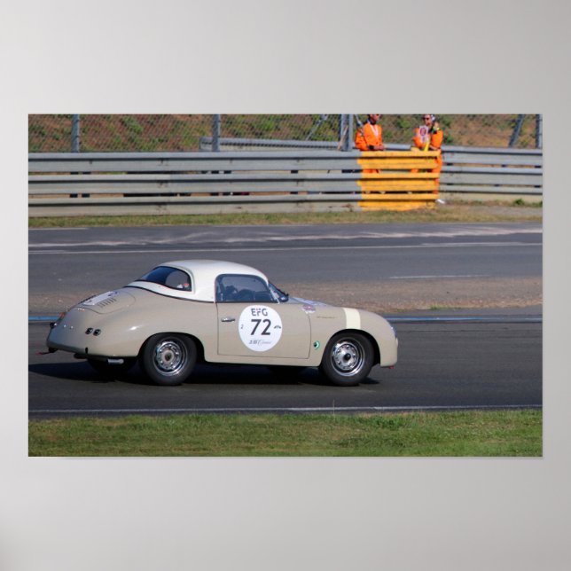 Porsche 356 Speedster Le Mans Classic Poster (Framsidan)