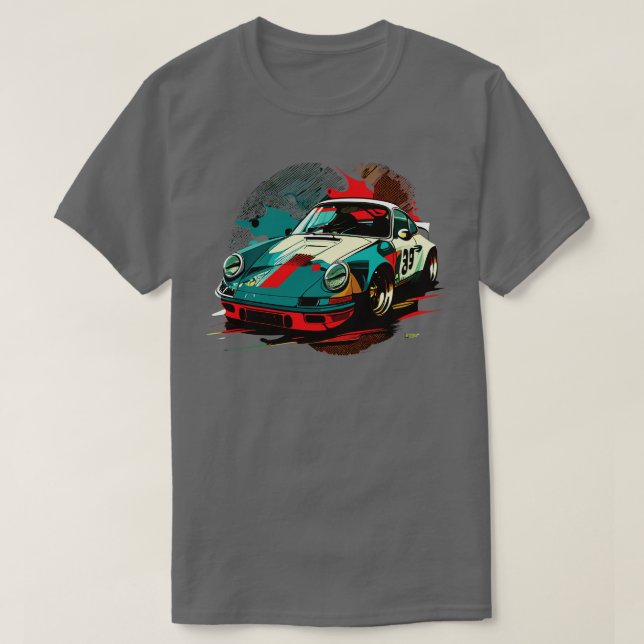 Porsche 911 16 t shirt (Design framsida)