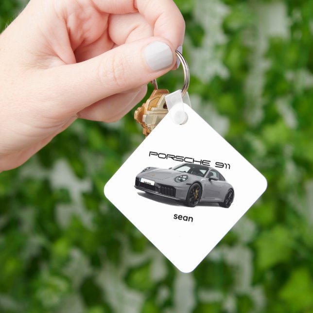 Porsche 911 GTS 2026 Keychain (PERSONALIZED) 992.2 Nyckelring (Hand)