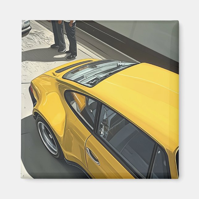 Porsche 911 magnet (Framsidan)