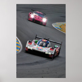 Porsche 963 no5 24 timmar Le Mans 2023 Poster