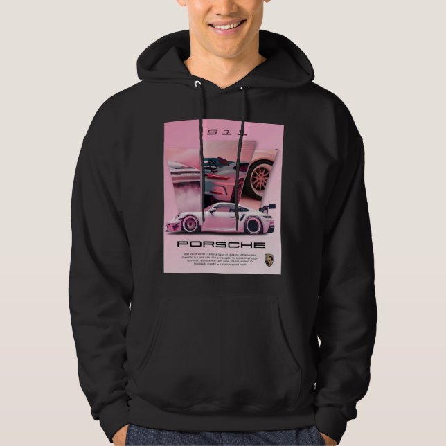 Porsche Hoodie för modern manar: Upplev stil! (Framsida)