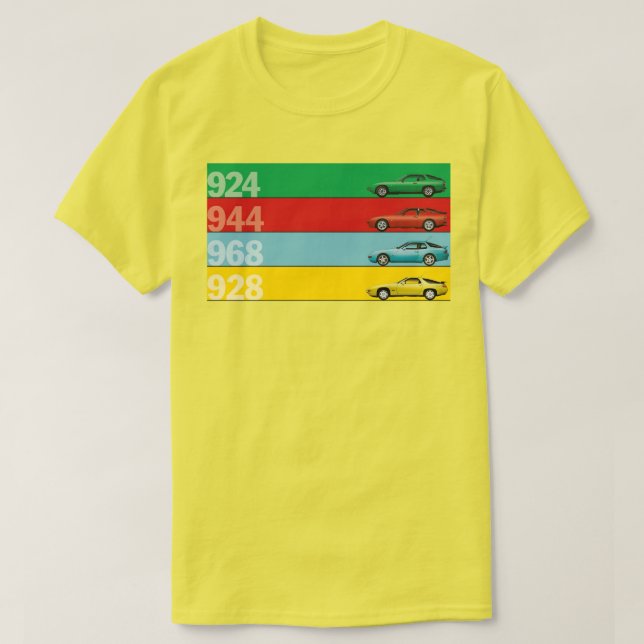 Porsche Transaxlar T Shirt (Design framsida)