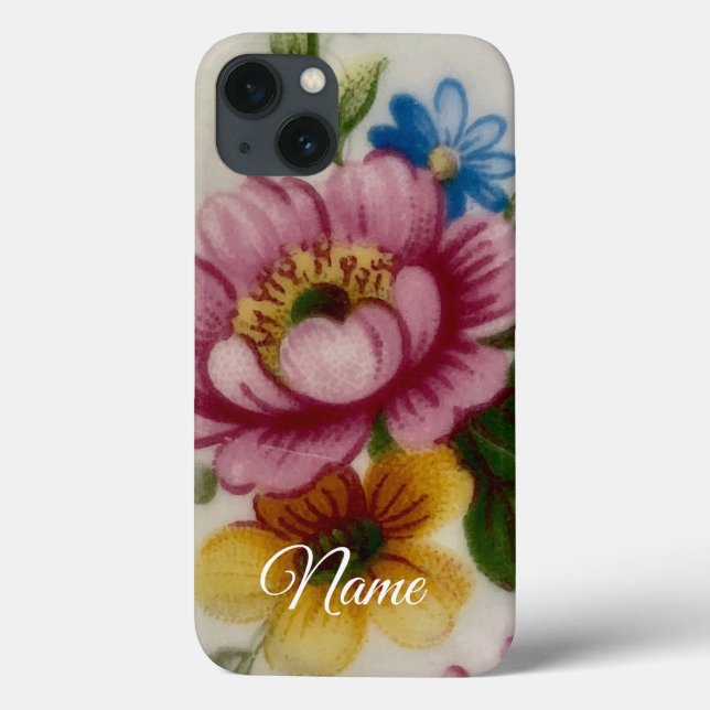 Porslinin inspierad blomster (Baksida)