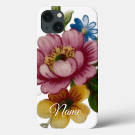 Porslinin inspierad blomster