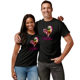 Porslinsinspirerad blomster t shirt
