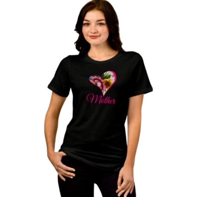Porslinsinspirerad blomster t shirt (Treat Mom in style—this comfy women’s tee makes the perfect heartfelt Mother’s Day gift.

)