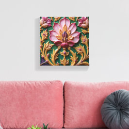 Porslinsrosen Lotus Canvastryck