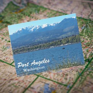 Port Angeles, Washington Travel Photo Vykort