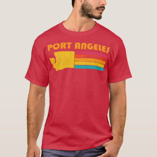Port Angeles Washington Vintage Distress Souveni T Shirt