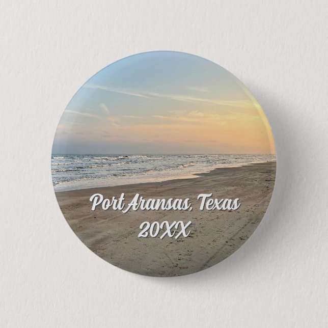 Port Aransas Beach Sunset Texas Photography Knapp (Framsida)