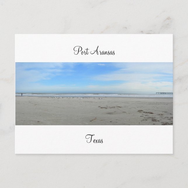 Port Aransas (Panoramic) #3-vykort Vykort (Framsida)