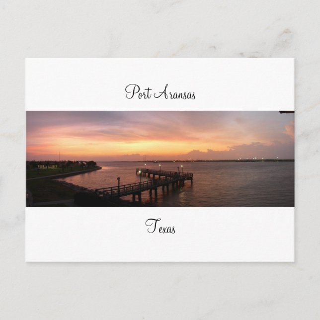 Port Aransas (Panoramic) #6 vykort (Framsida)