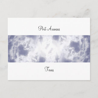 Port Aransas (Panoramic) Clouds #2 vykort