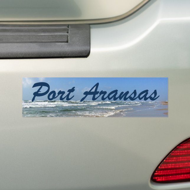 Port Aransas Texas Beach Bildekal (På Bil)