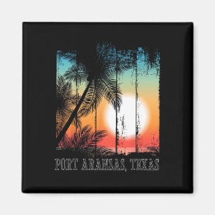 Port Aransas Texas Beach Handflatan Vacation Surfa Magnet