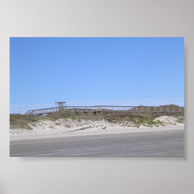 Port Aransas Texas Boardpromenad Poster (Framsidan)