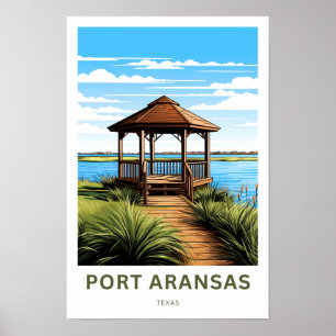 Port Aransas Texas Travel Skriv ut Poster