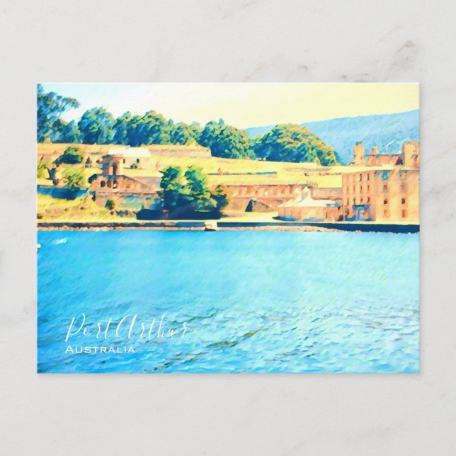 Port Arthur Tasmania Australien Vykort (Framsida)