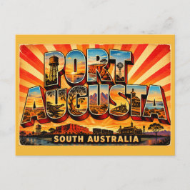 Port Augusta South Australia Outback-porten Vykort