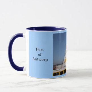 Port av Antwerp 8 Mugg