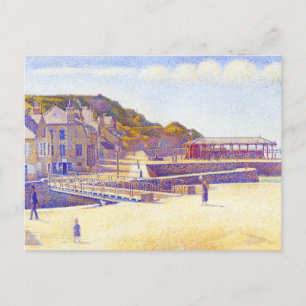 Port av Georges Seurat Vykort