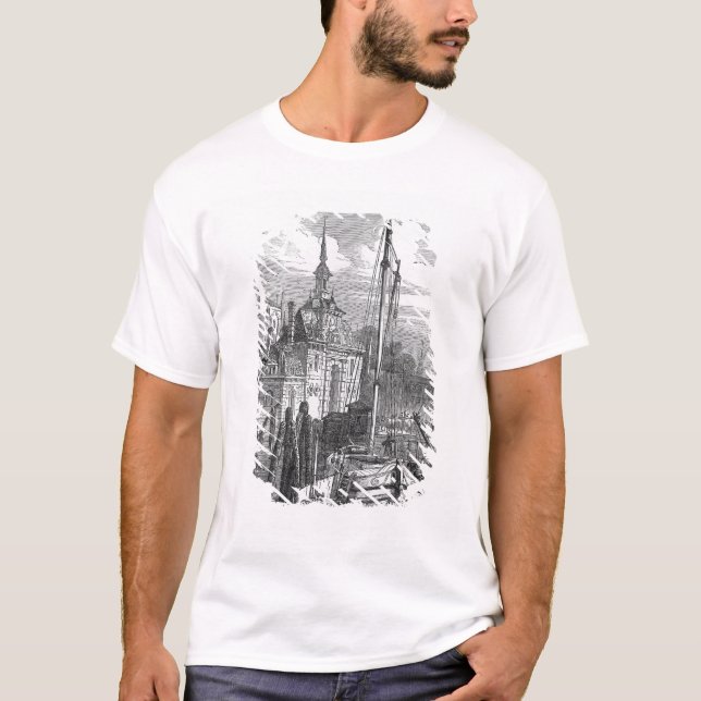 Port av Rotterdam, Holland Tee Shirt (Framsida)