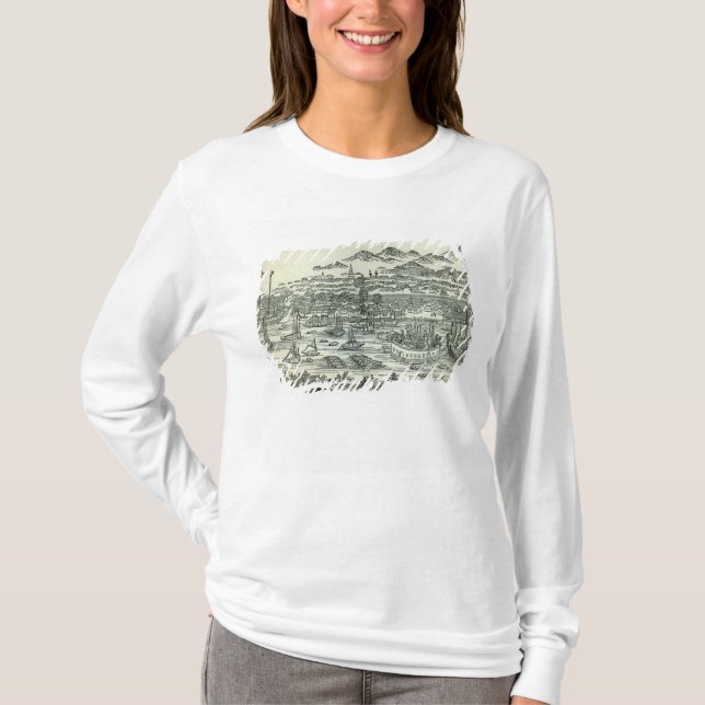 Port av staden av cantonen tee shirt (Framsida)