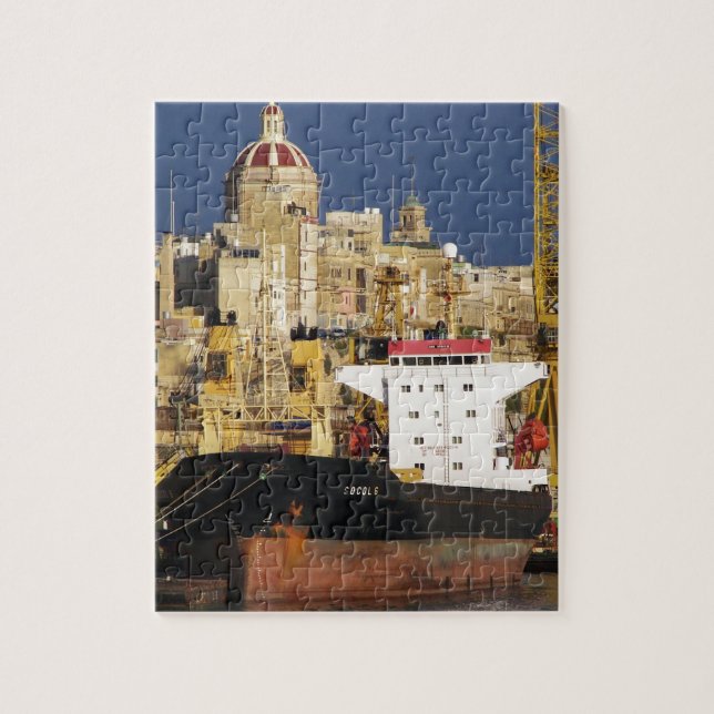 Port av Valletta. Pussel (Vertikal)