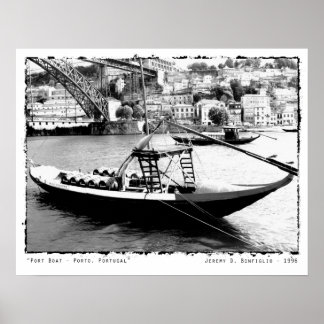 Port Boat - Porto, Portugal Photography Print Poster