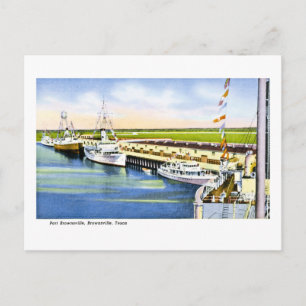 Port Brownsville, Brownsville, Texas Helg Vykort