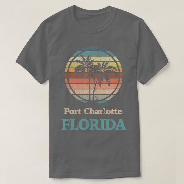 Port Charlotte Florida T Shirt (Design framsida)