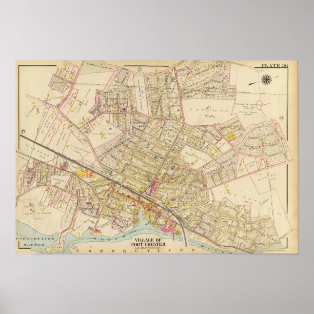 Port Chester, New York Poster (Framsidan)