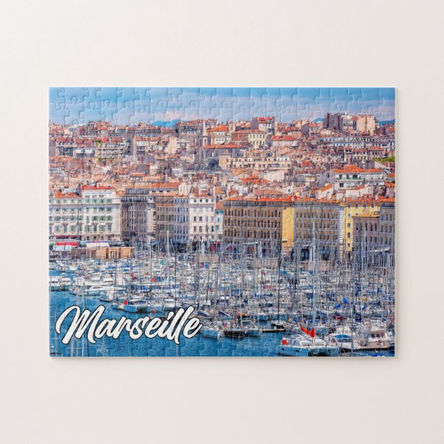 Port City of Marseille, Frankrike Pussel (Horisontell)