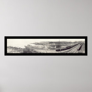 Port Covington, MD-foto 1913 Poster