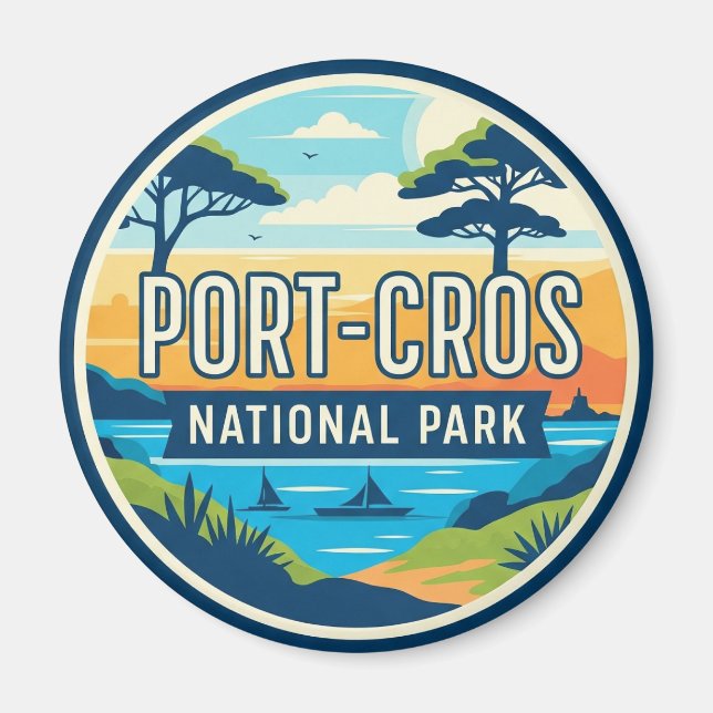 Port-Cros National Park France Travel Magnet (Framsidan)