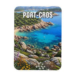 Port-Cros nationalpark Frankrike Resa Magnet