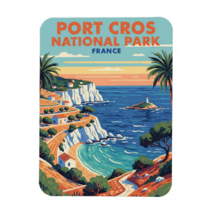 Port-Cros nationalpark Frankrike Resa Magnet
