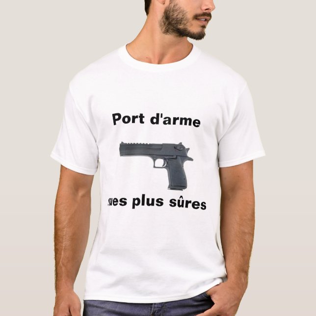 port d'arme citoyen t shirt (Framsida)
