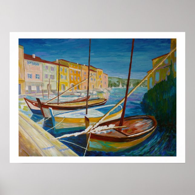 Port de Martigues Poster (Framsidan)