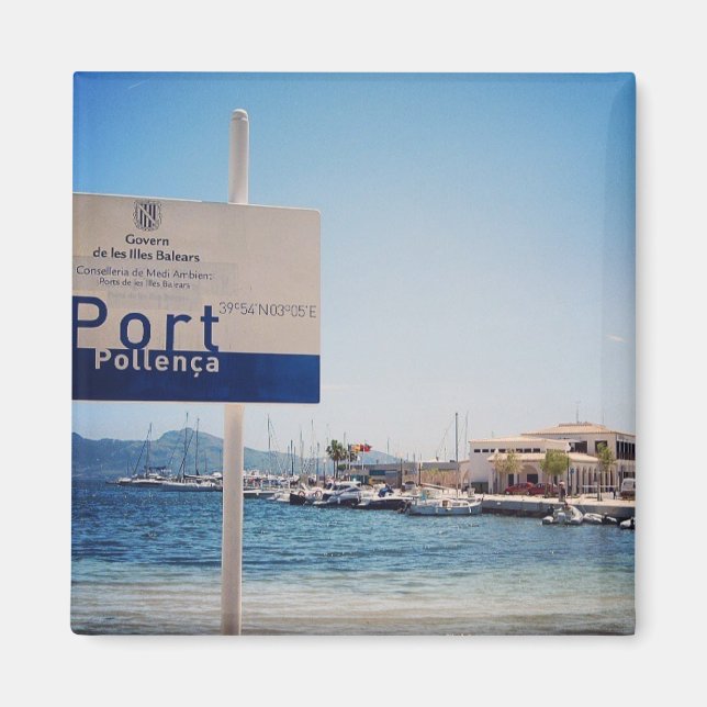 Port de Pollensa, Mallorca Magnet (Framsidan)