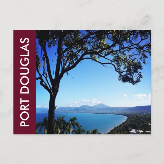 port douglas-strandvy vykort (Framsida)