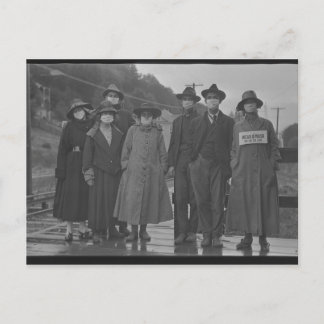 Port du masque pendant la Grippe espagnole 1918 Vykort