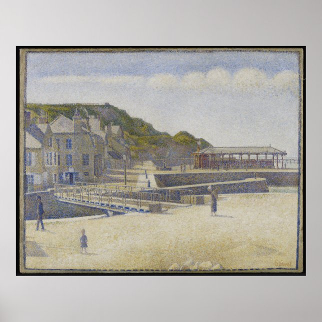 Port-en-Bessin Harbour Poster (Framsidan)