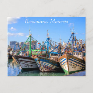 Port Essaouira Marocko Vykort