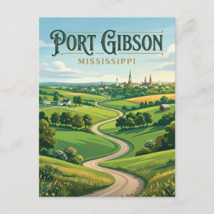 Port Gibson Mississippi Vykort