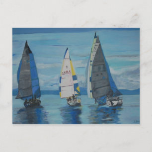 Port Hardy Sailing Regatta vycard Vykort