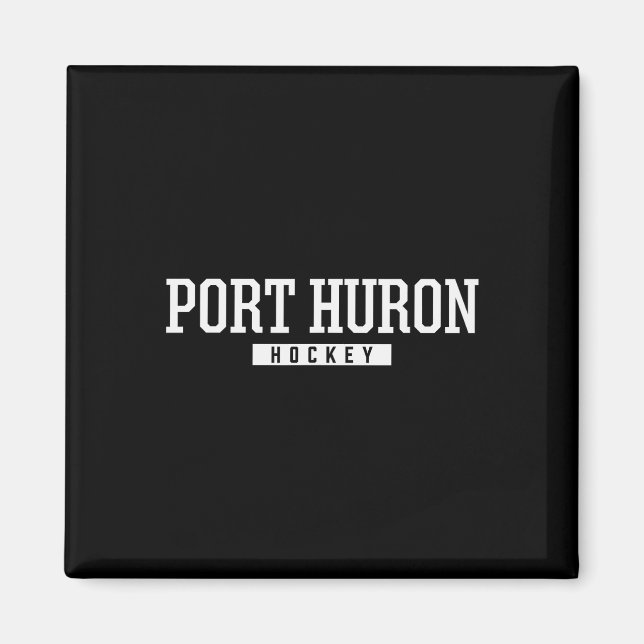 Port Huron High School Hockey  Magnet (Framsidan)